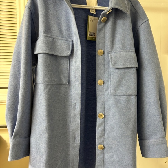 Women’s light blue Shacket - Picture 2 of 2